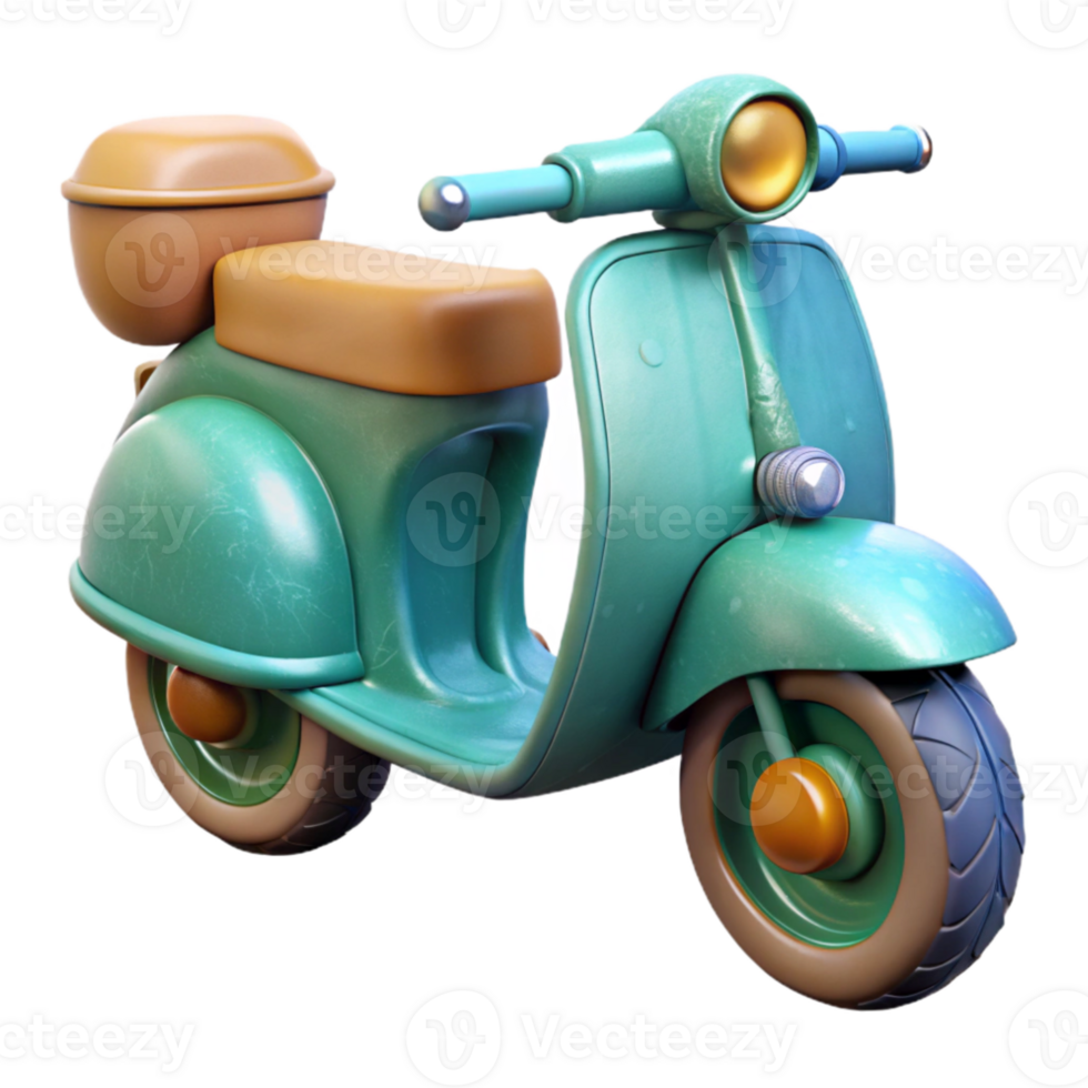 elegant creative Underwater Scooter Cutout Front View Isolated genuine png