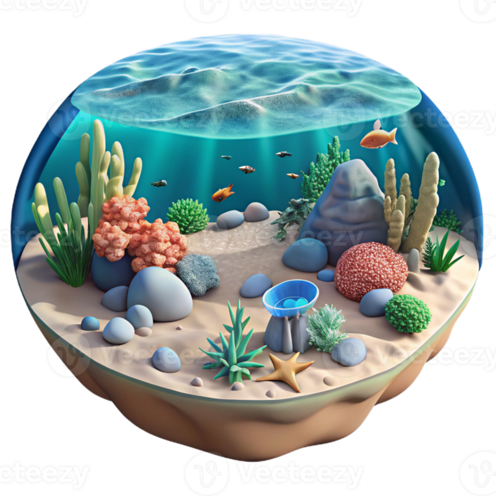 extraordinary modern Underwater Seascape Transparent Background original png