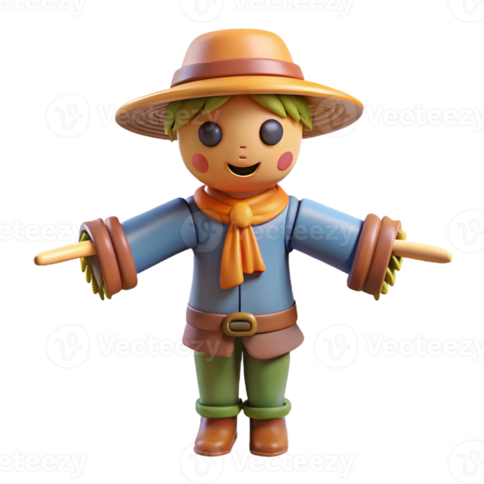 magnificent abstract Urban Farm Scarecrow Isolated Traditional Design genuine png