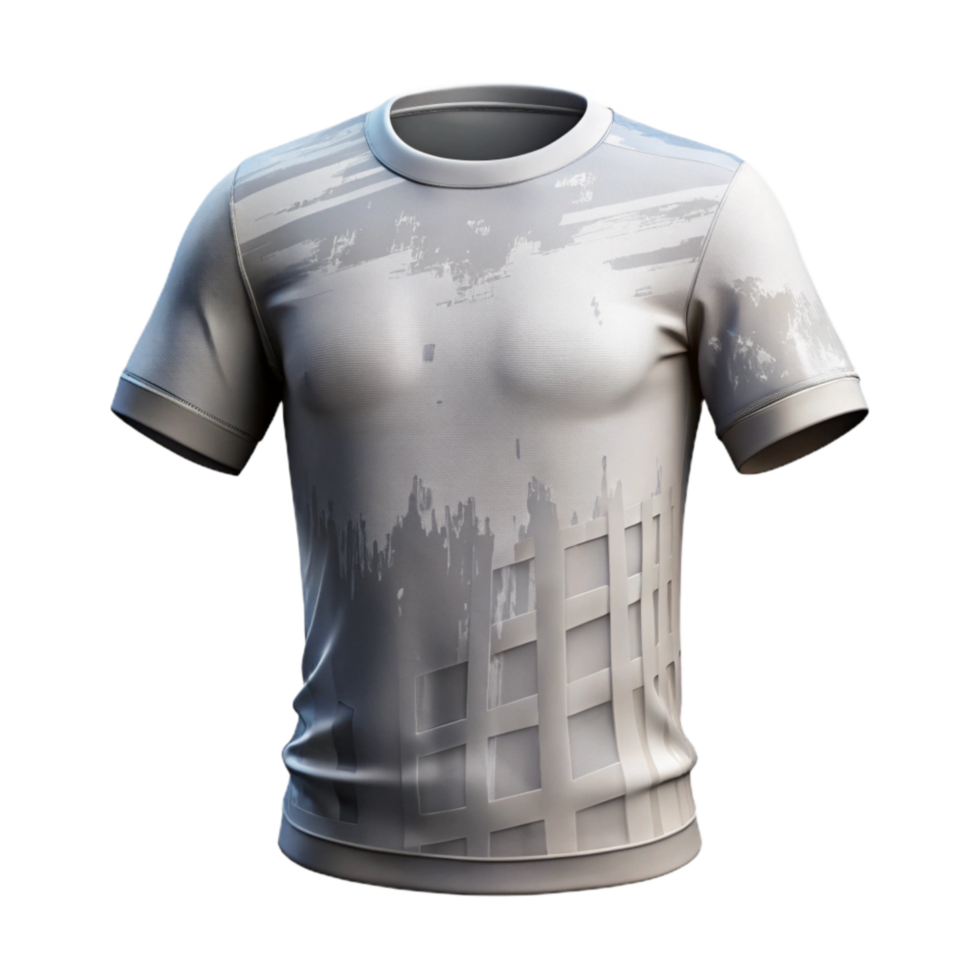 dramatic artistic Urban Fashion T Shirt Green Isolated on Transparent Background professional png