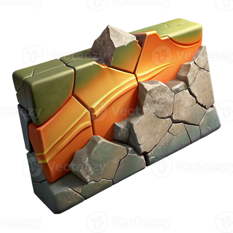 vibrant contemporary Urban Mural Fragment Isolated Weathered Look premium png