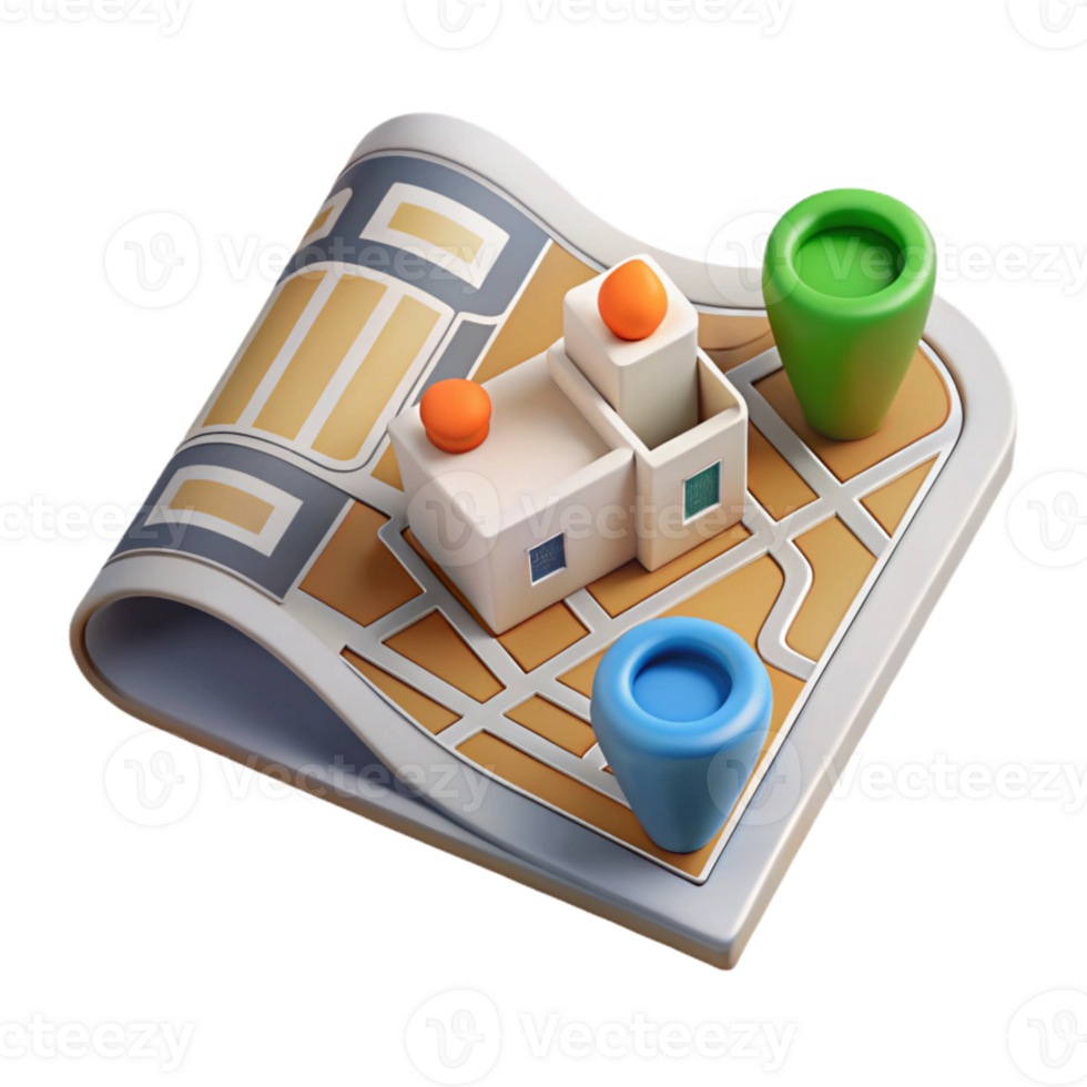 stunning rustic Urban Planning Zoning Map Top View Cutout premium png