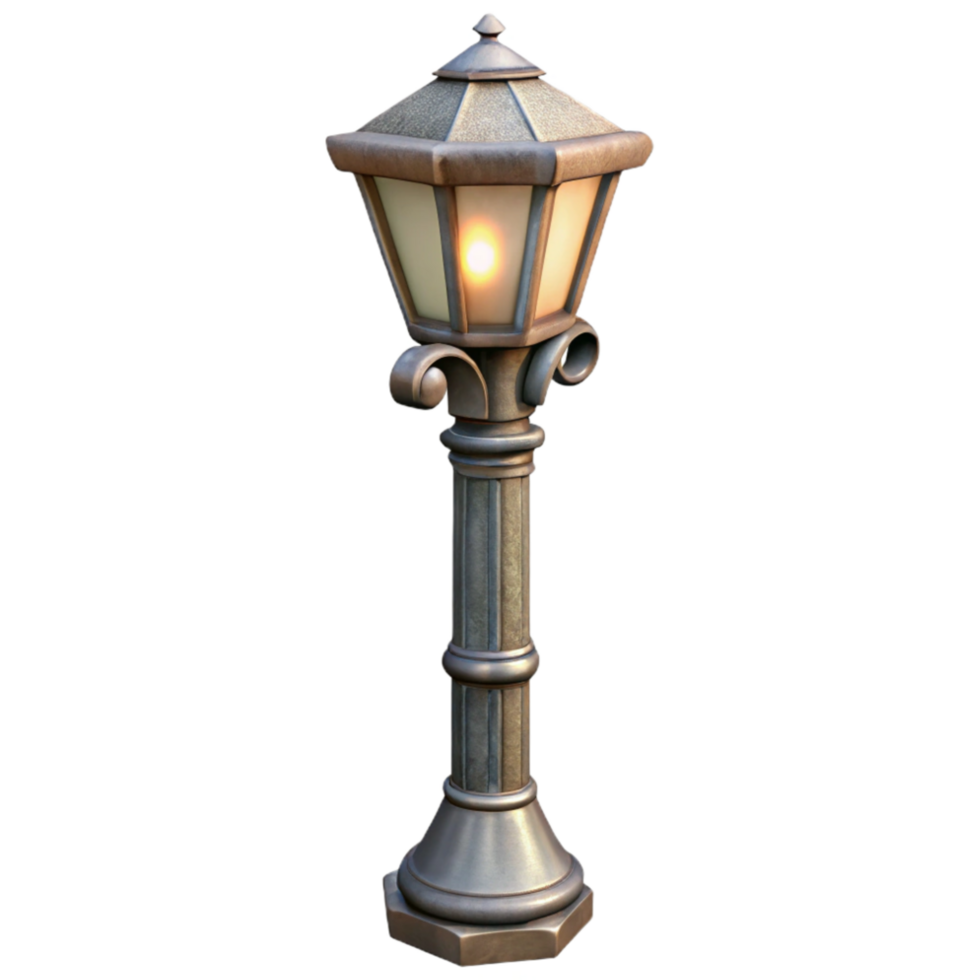 stunning creative Urban Street Lamp Post Isolated png