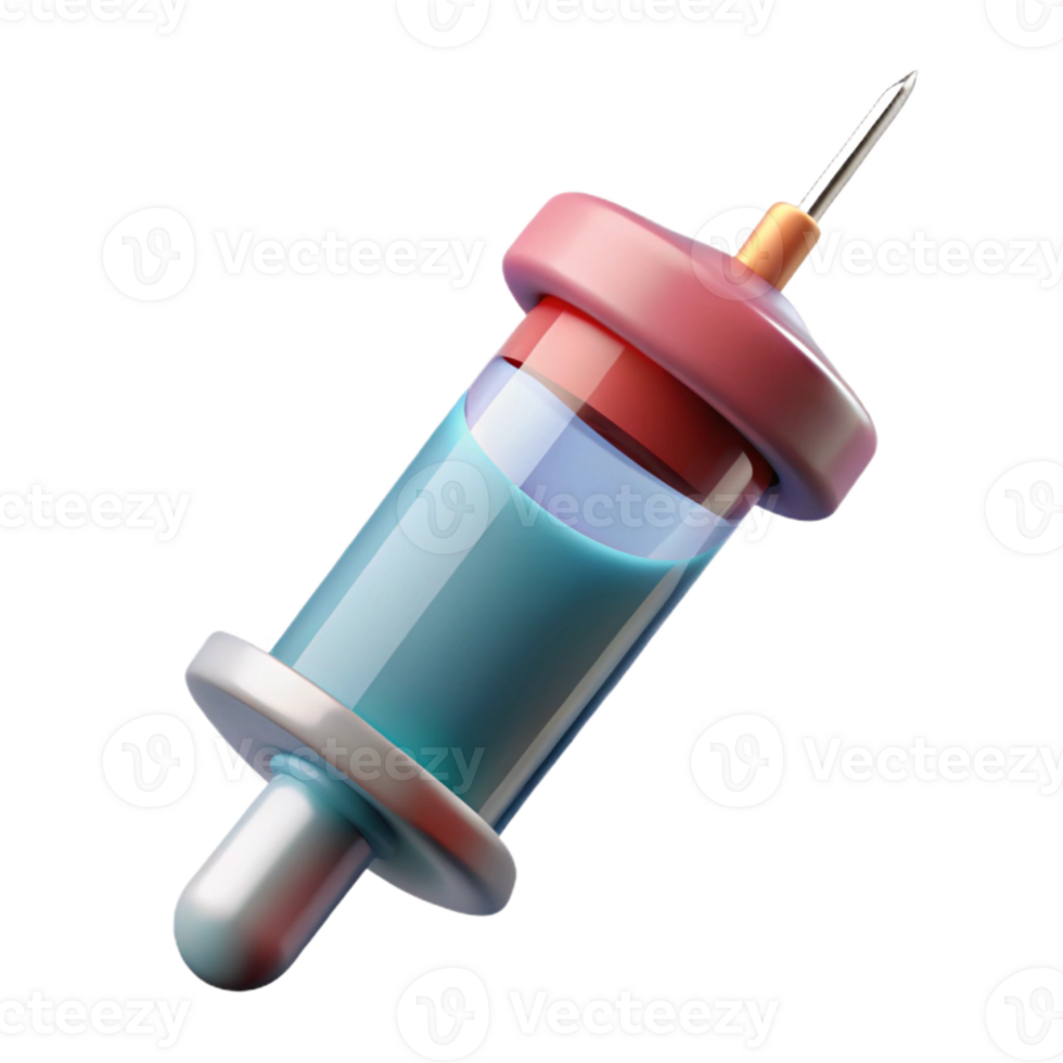 wonderful vintage Vaccination Syringe Front View Transparent Background exclusive png