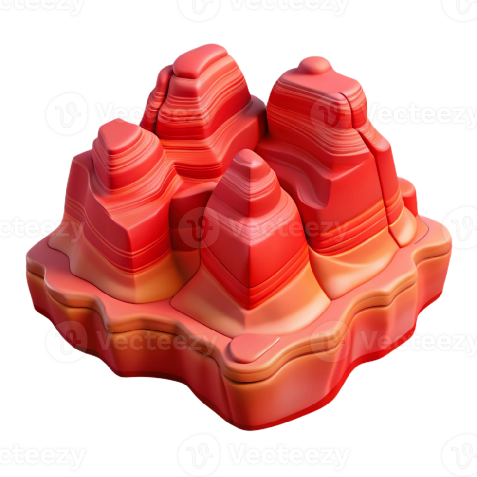 serene artistic Valley of Fire State Park Red Sandstone Formations Cutout exclusive png