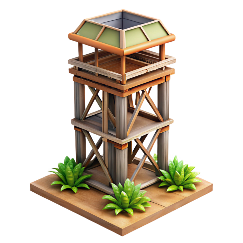 extraordinary modern Vertical Farming Tower Structure Cutout exclusive png