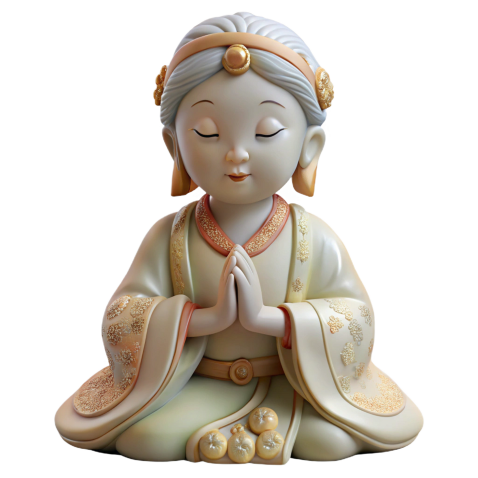 impressive contemporary Vintage Porcelain Figurine Delicate Pose Isolated genuine png