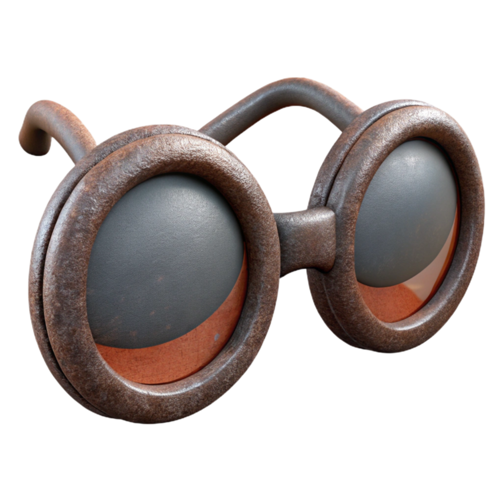 extraordinary vintage Vintage Spectacles Front View Cutout professional png