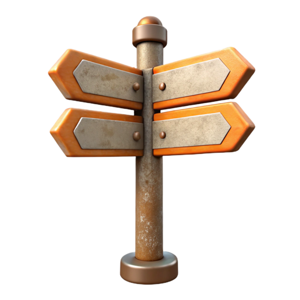 serene traditional Vintage Street Sign Isolated Element on Transparent Background authentic png
