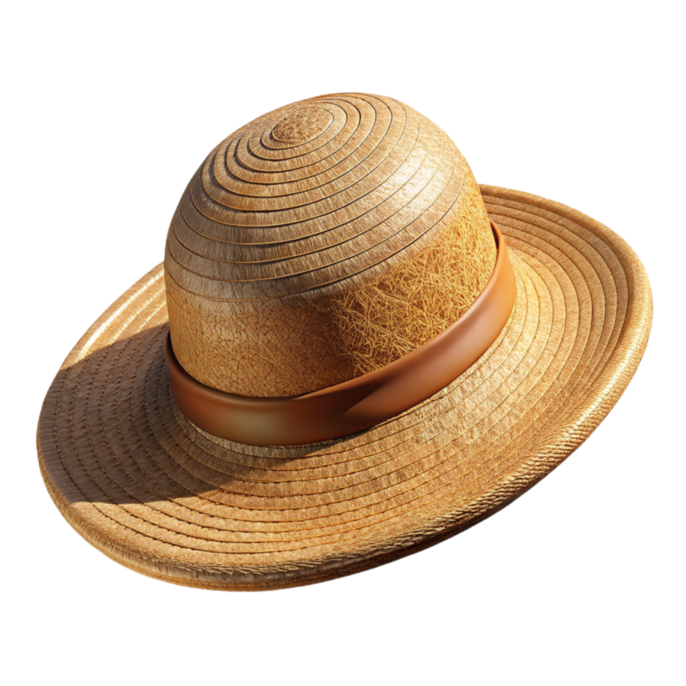stunning vintage Vintage Style Hat Wide Brimmed Straw Cutout Transparent Background original png