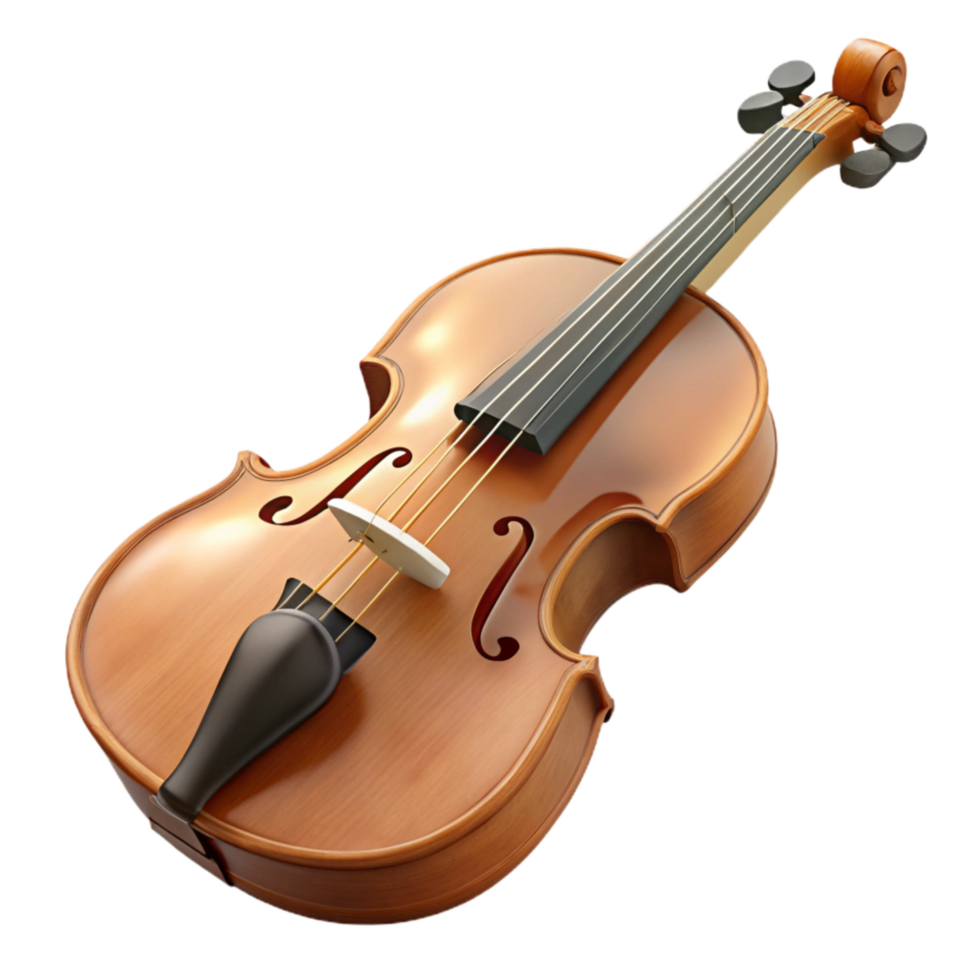 wonderful minimalist Violin Bow and Strings Close Up Cutout exclusive png
