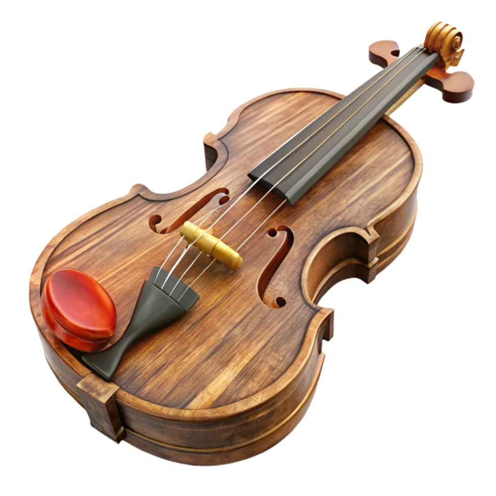 dramatic rustic Violin Bridge Wood Texture Isolated png
