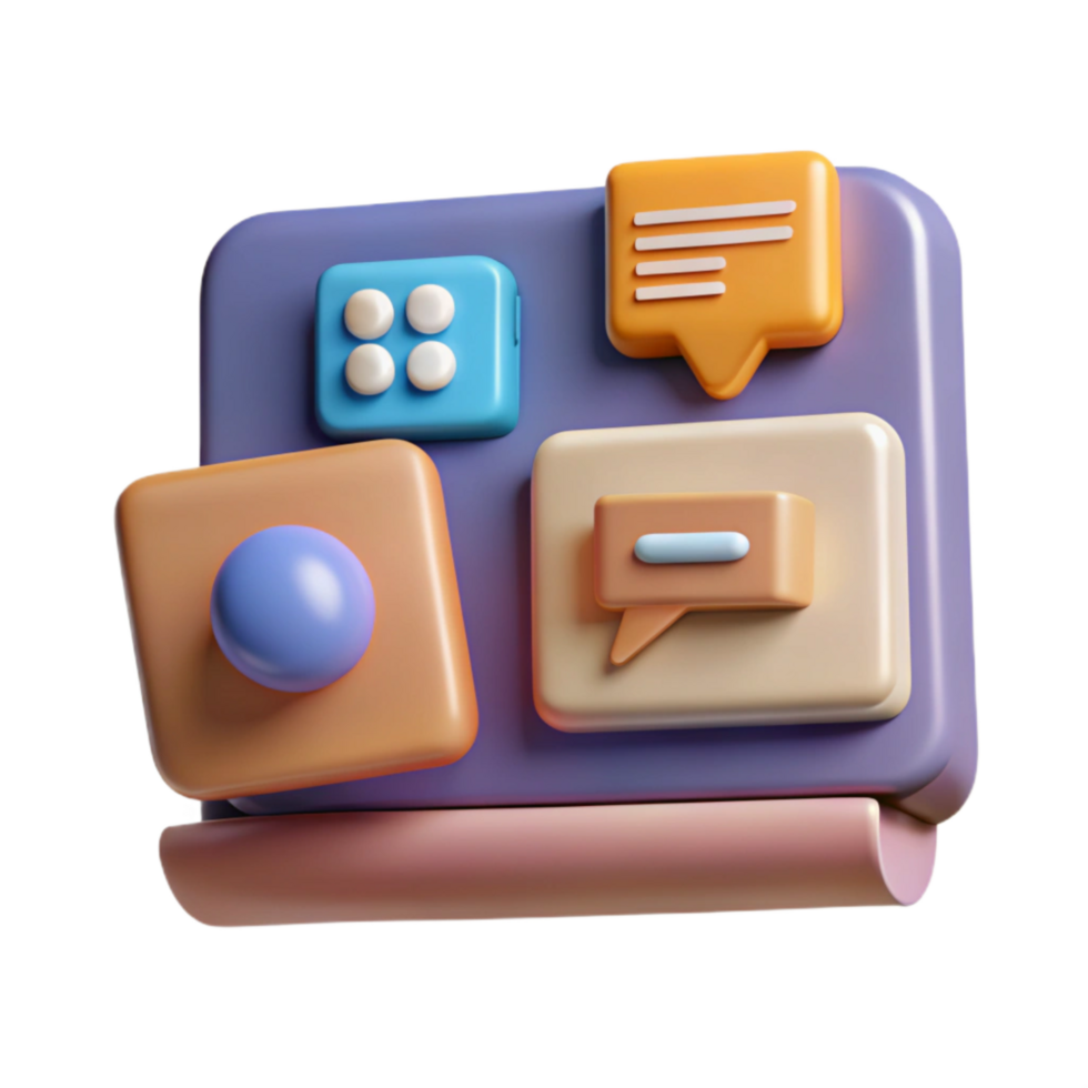 impressive minimalist Virtual Language Learning Platform Cutout original png