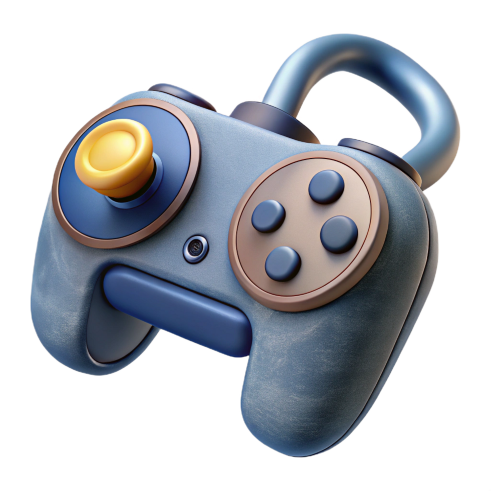 dramatic abstract Virtual Reality Controller with Joysticks Cutout premium png