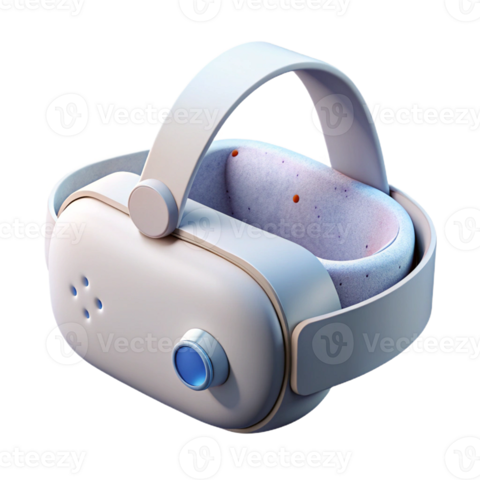 wonderful rustic Virtual Reality Headset White Cutout premium png