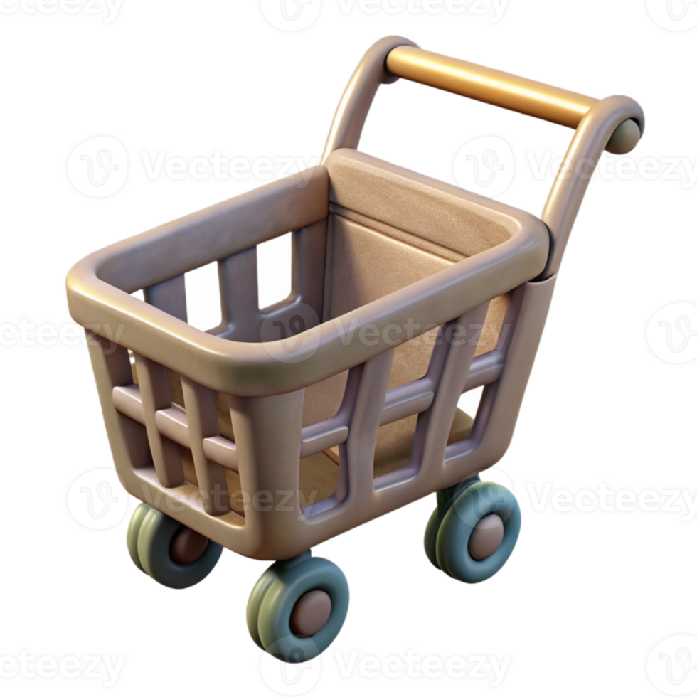 stunning rustic Virtual Shopping Cart Cutout png