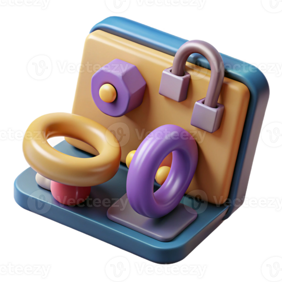impressive traditional Virtual Training Environment Cutout Element premium png