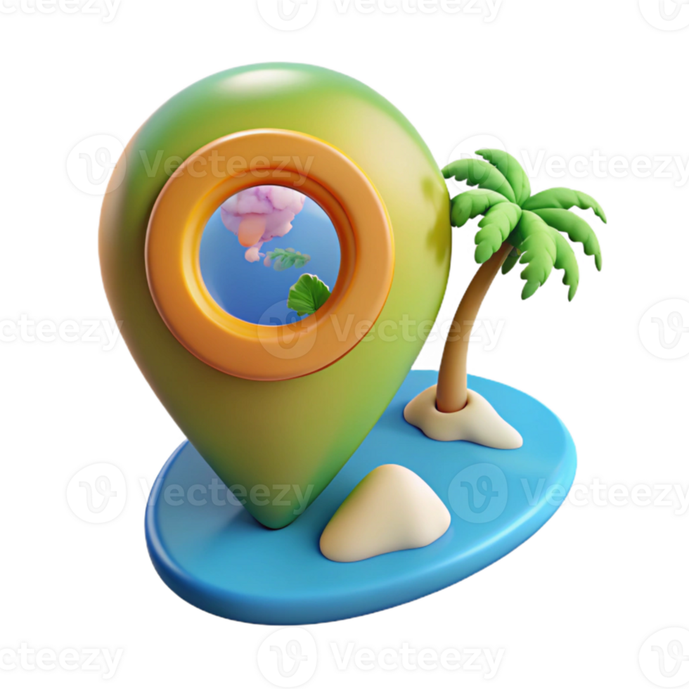 impressive abstract Virtual Travel Destination Cutout png