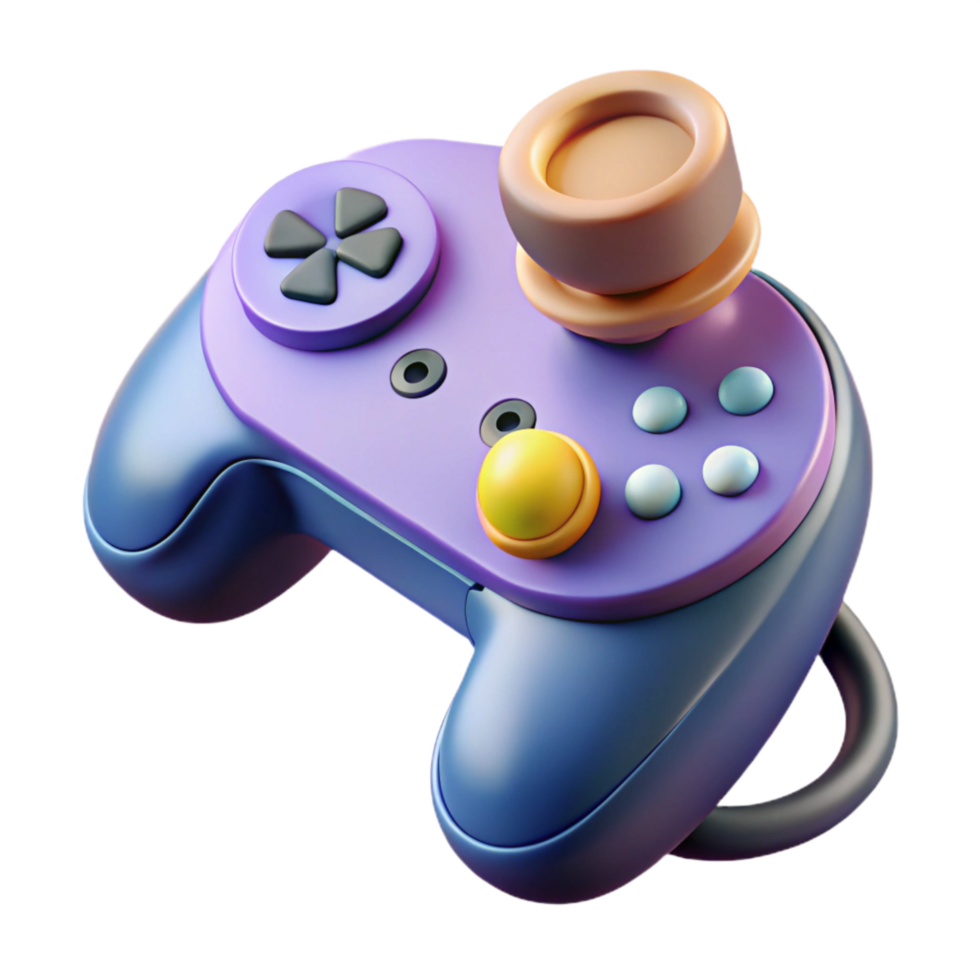 dramatic minimalist Vr Controller Side View with Buttons and Joystick Transparent Element detailed png