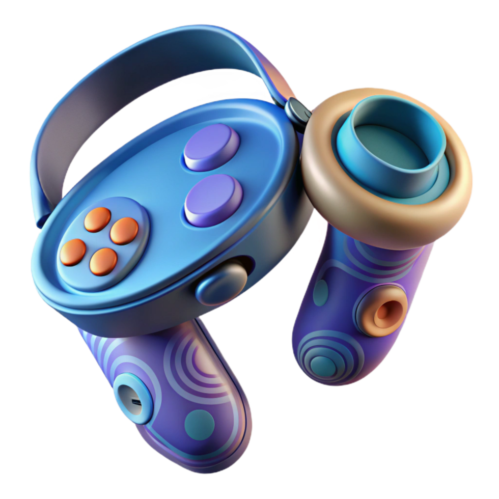 dramatic vintage Vr Controller with Motion Sensors Cutout authentic png