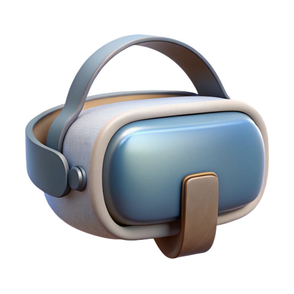 impressive minimalist Vr Headset Front View Isolated Cutout png