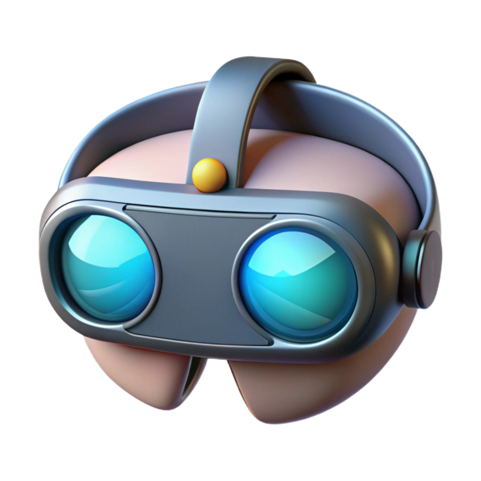 wonderful vintage Vr Headset Front View Isolated Cutout high quality png