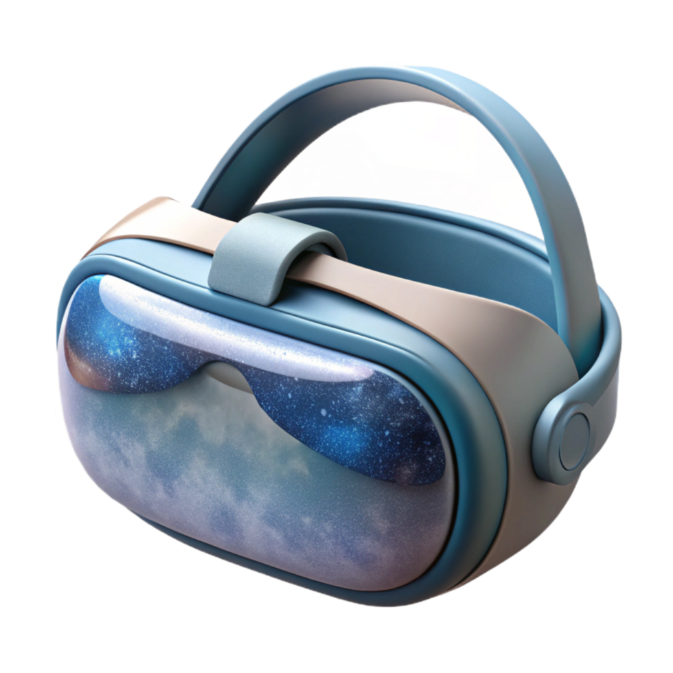 vibrant traditional Vr Headset Front View Isolated Cutout professional png