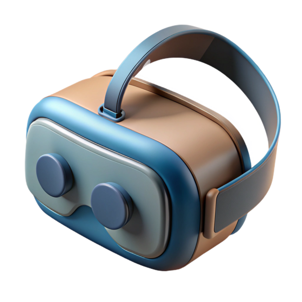 magnificent classic Vr Headset Three Quarter View Isolated Cutout png