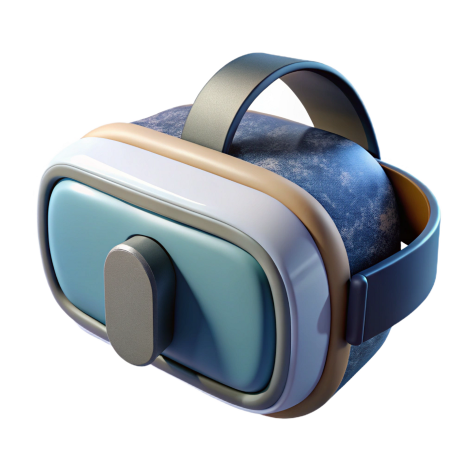 vibrant vintage Vr Headset Top View Isolated Cutout exclusive png