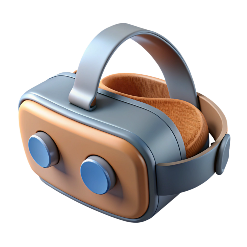 magnificent vintage Vr Headset Top View Isolated Cutout high resolution png