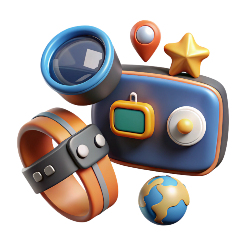 elegant creative Vr User Interface Elements Isolated authentic png
