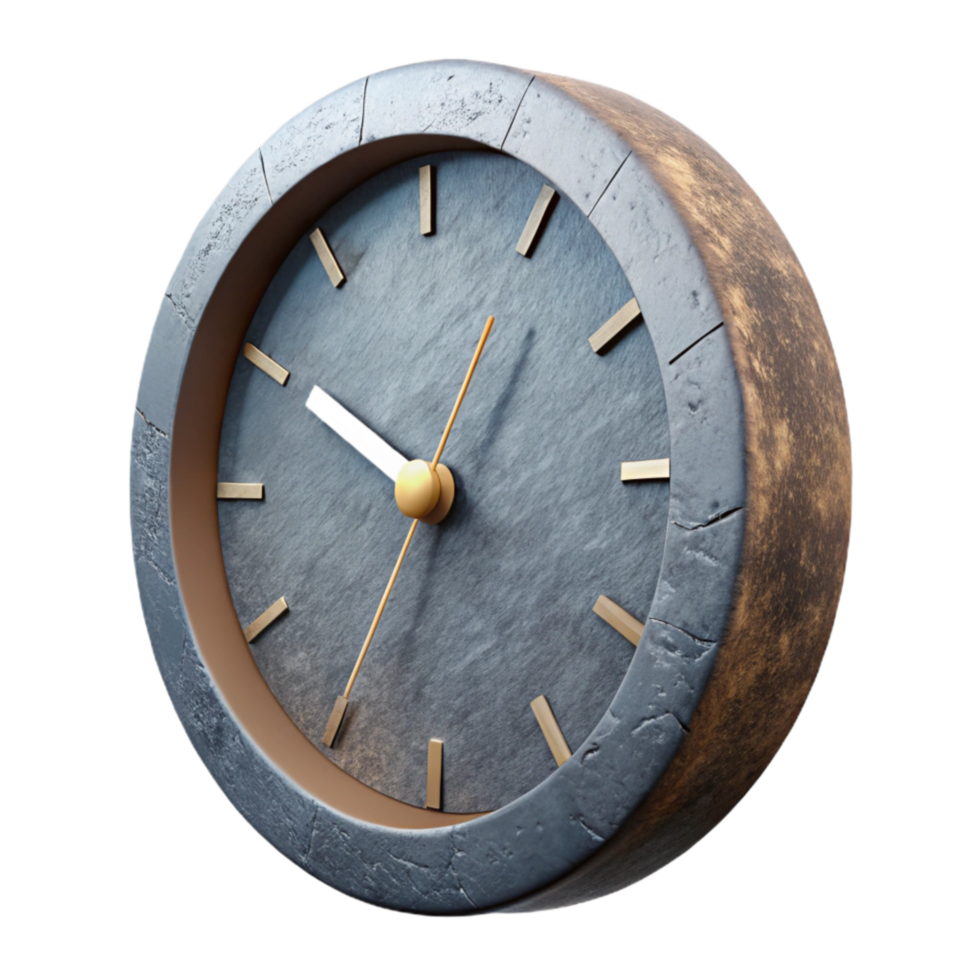 dramatic creative Wall Clock Modern Style Isolated exclusive png