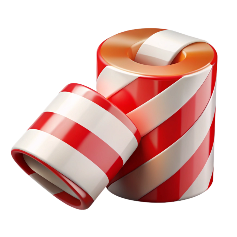 wonderful abstract Warning Tape Red White Striped Transparent high quality png