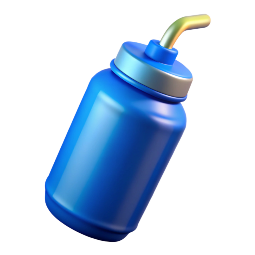 extraordinary contemporary Water Bottle Blue Refreshing Drink Isolated original png