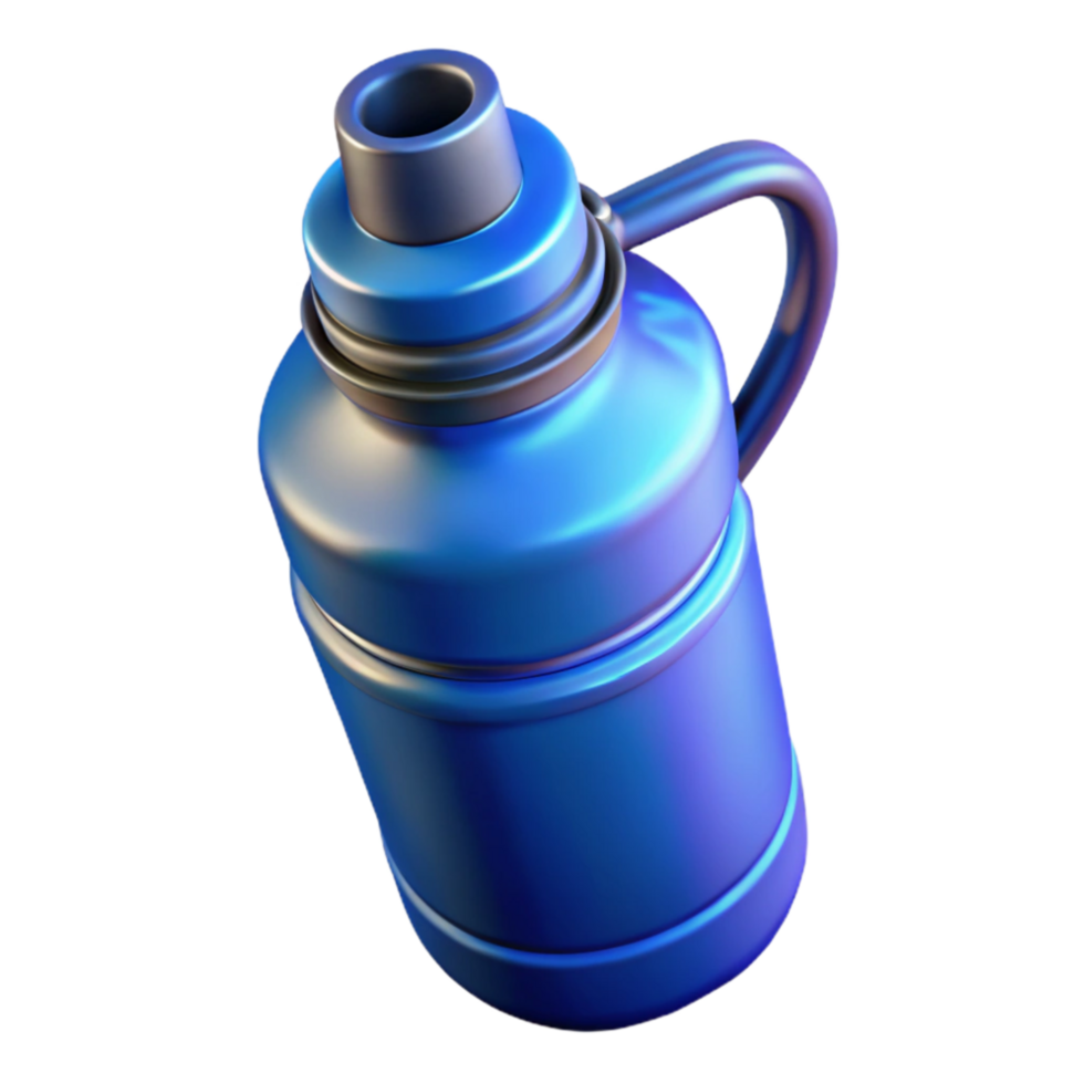 extraordinary contemporary Water Bottle Blue Color Transparent Background authentic png