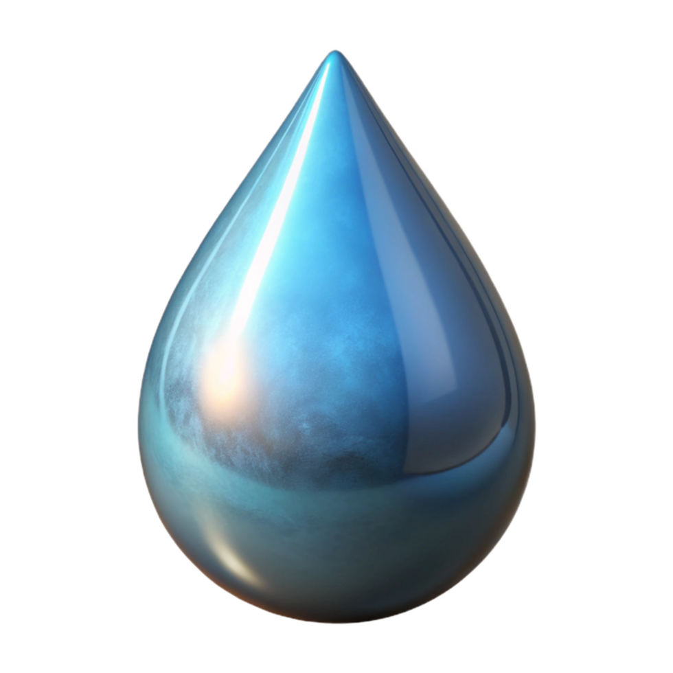 dramatic vintage Water Drop Close Up Isolated Element genuine png