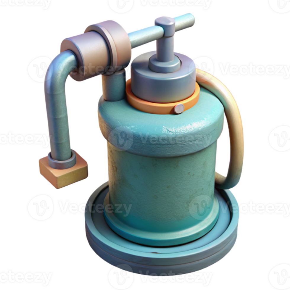 extraordinary minimalist Water Filter Pump Isolated exclusive png