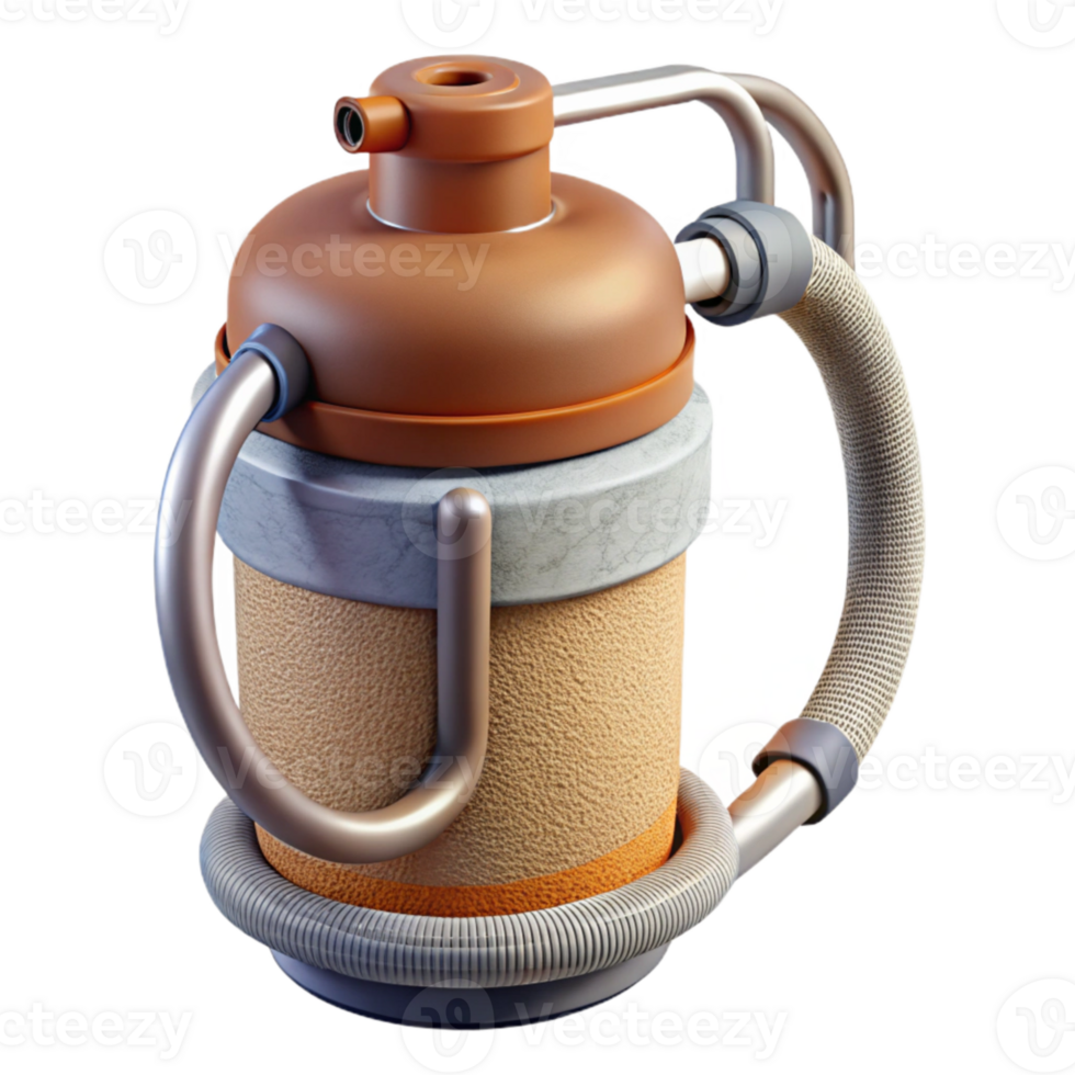 stunning abstract Water Filter with Hose Attachment Isolated exclusive png