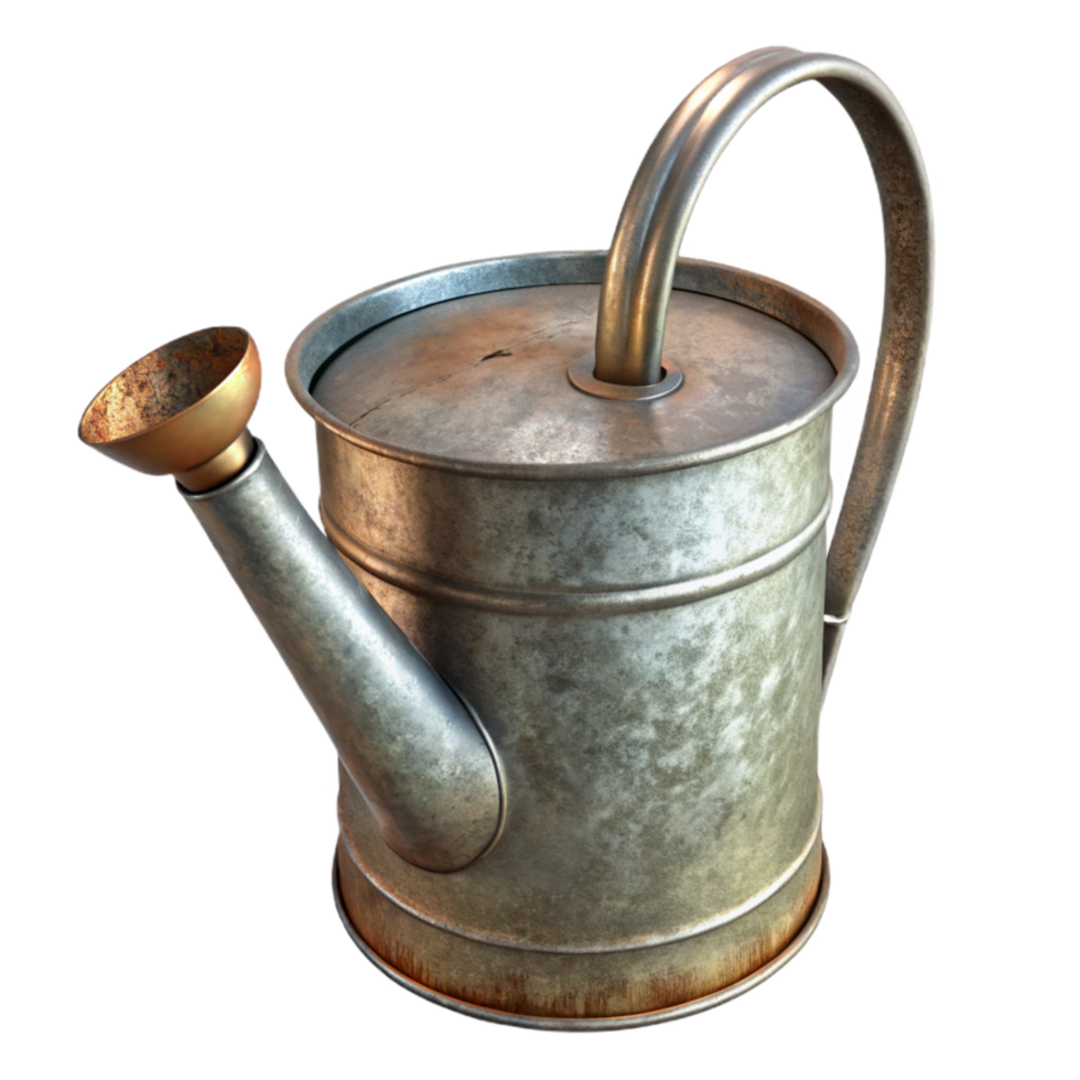 magnificent creative Watering Can Metal Galvanized Cutout high resolution png