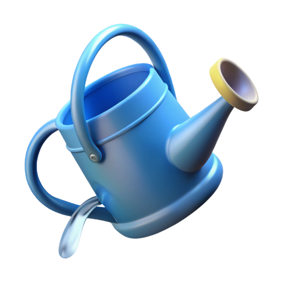 impressive traditional Watering Can Pouring Water Transparent Background high quality png