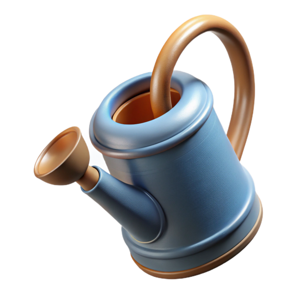 wonderful classic Watering Can Top View Cutout genuine png