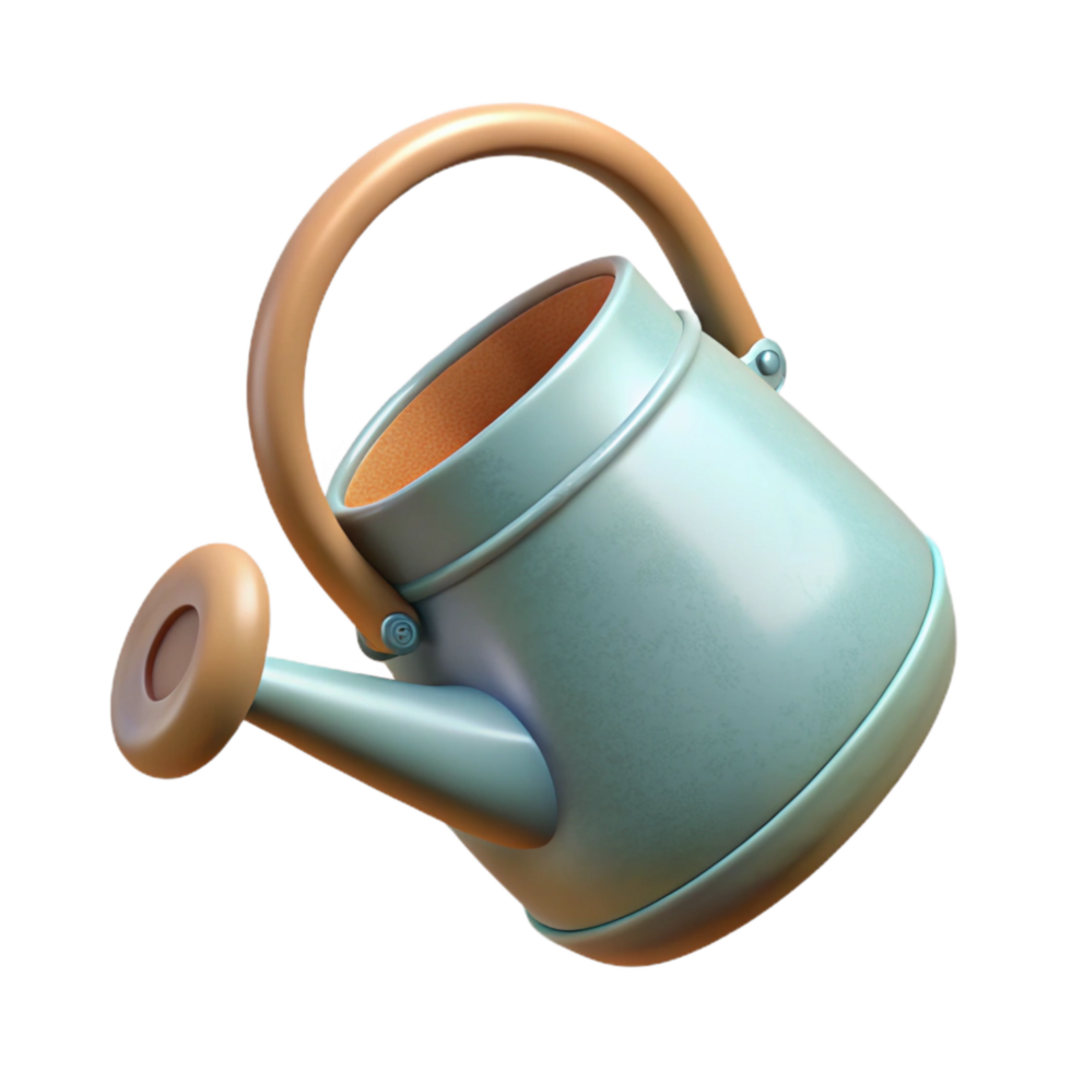 wonderful artistic Watering Can Top View Cutout genuine png