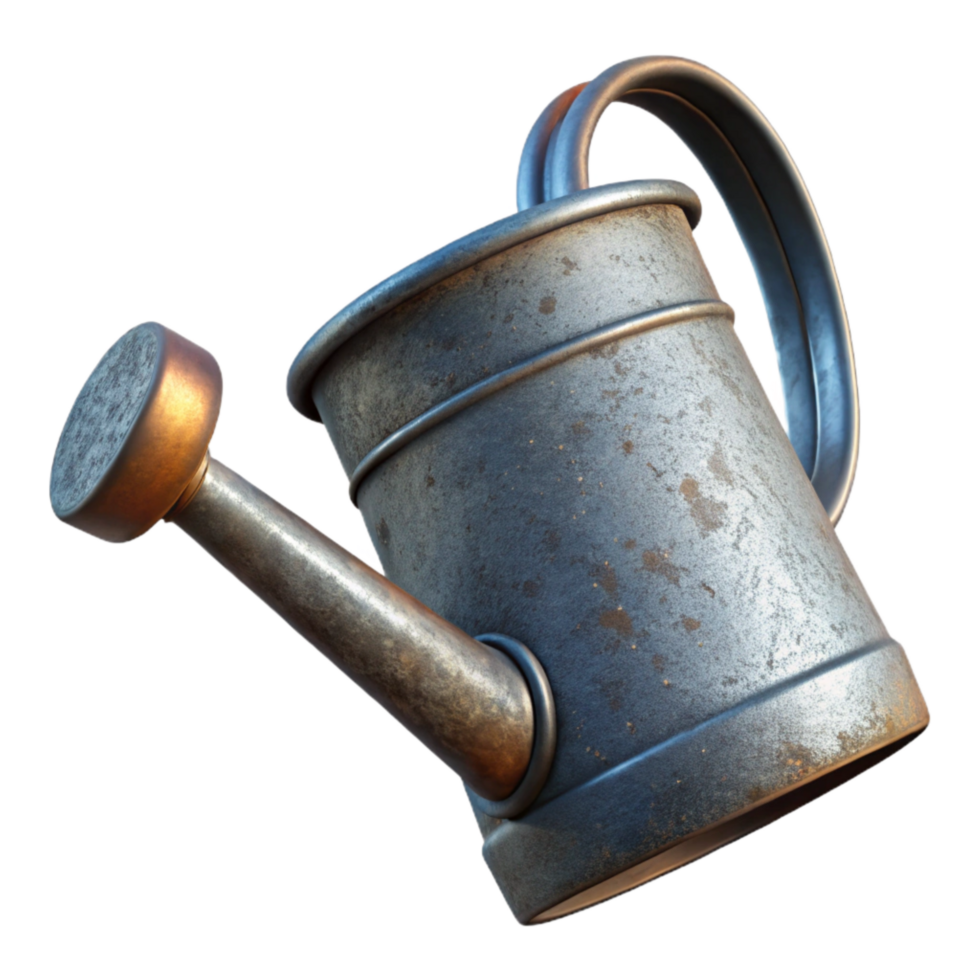 stunning abstract Watering Can Spout Cutout with Metal detailed png