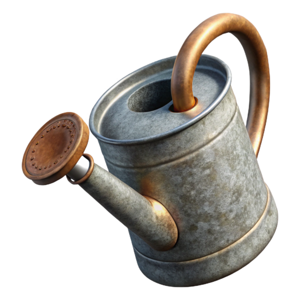 extraordinary abstract Watering Can Spout Cutout with Metal premium png
