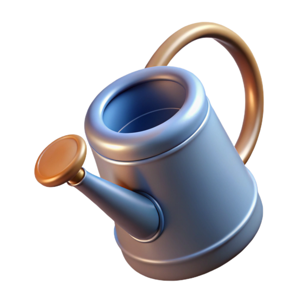 dramatic contemporary Watering Can Transparent Top Down View high resolution png