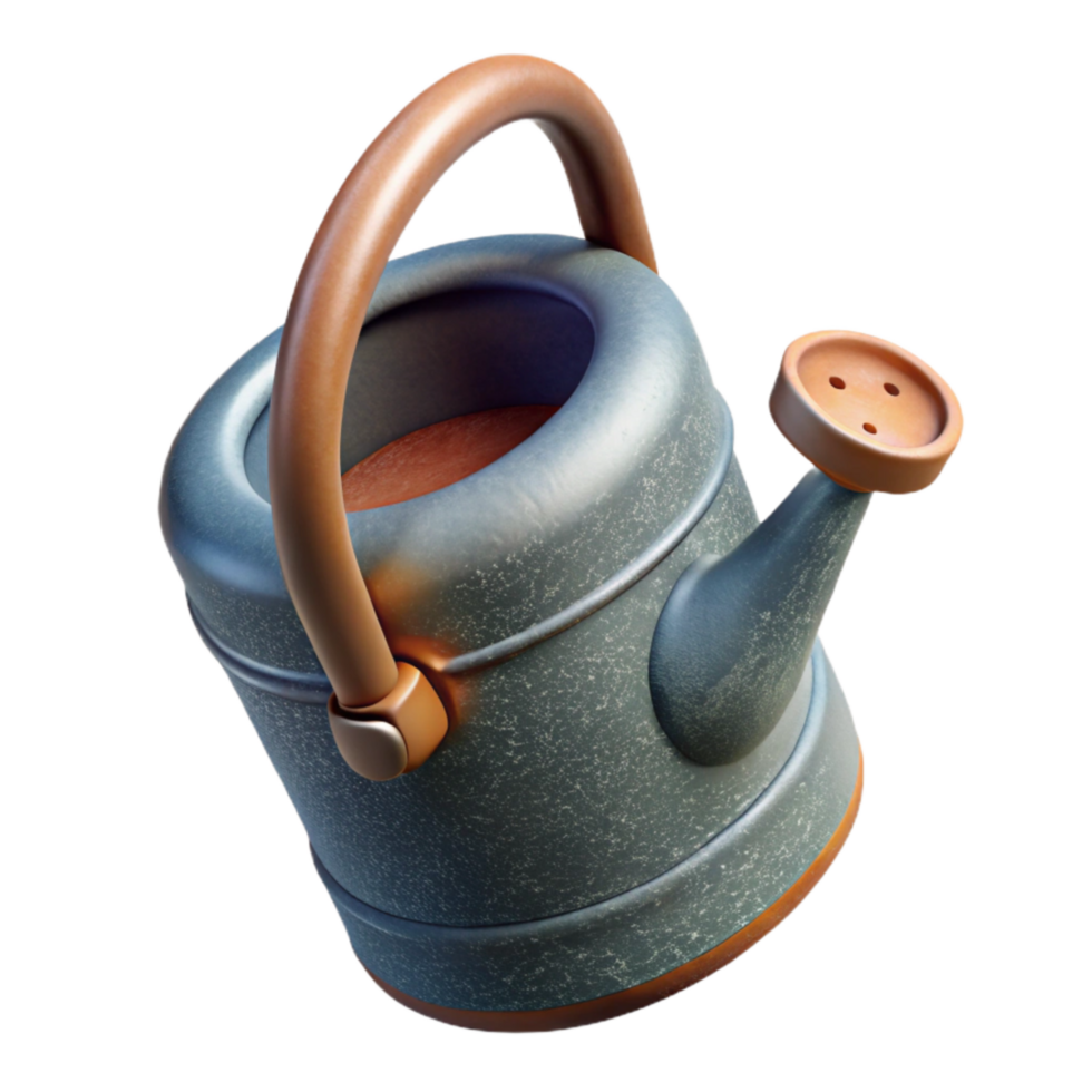 vibrant minimalist Watering Can Top View Cutout exclusive png