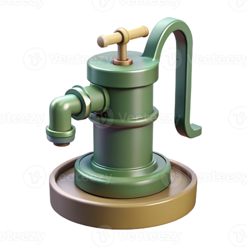 wonderful classic Water Pump for Hydroponics Side View Isolated authentic png