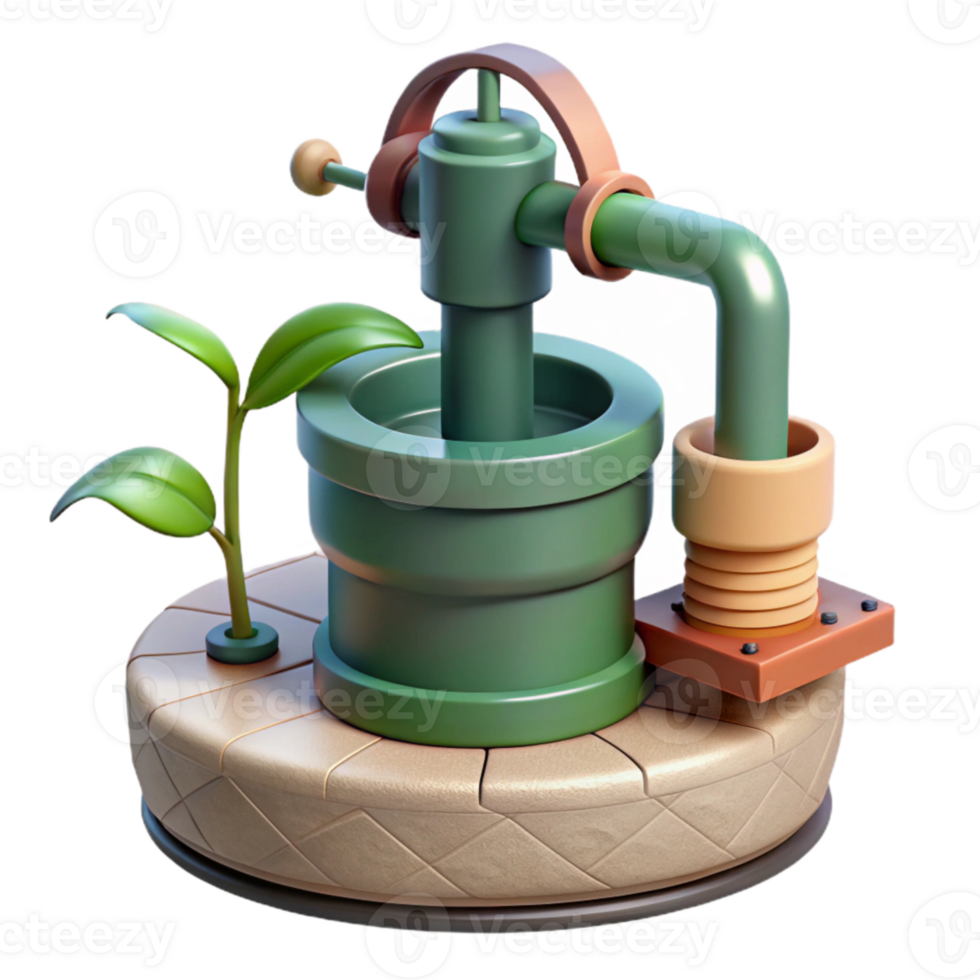 stunning artistic Water Pump Hydroponics System Cutout high resolution png