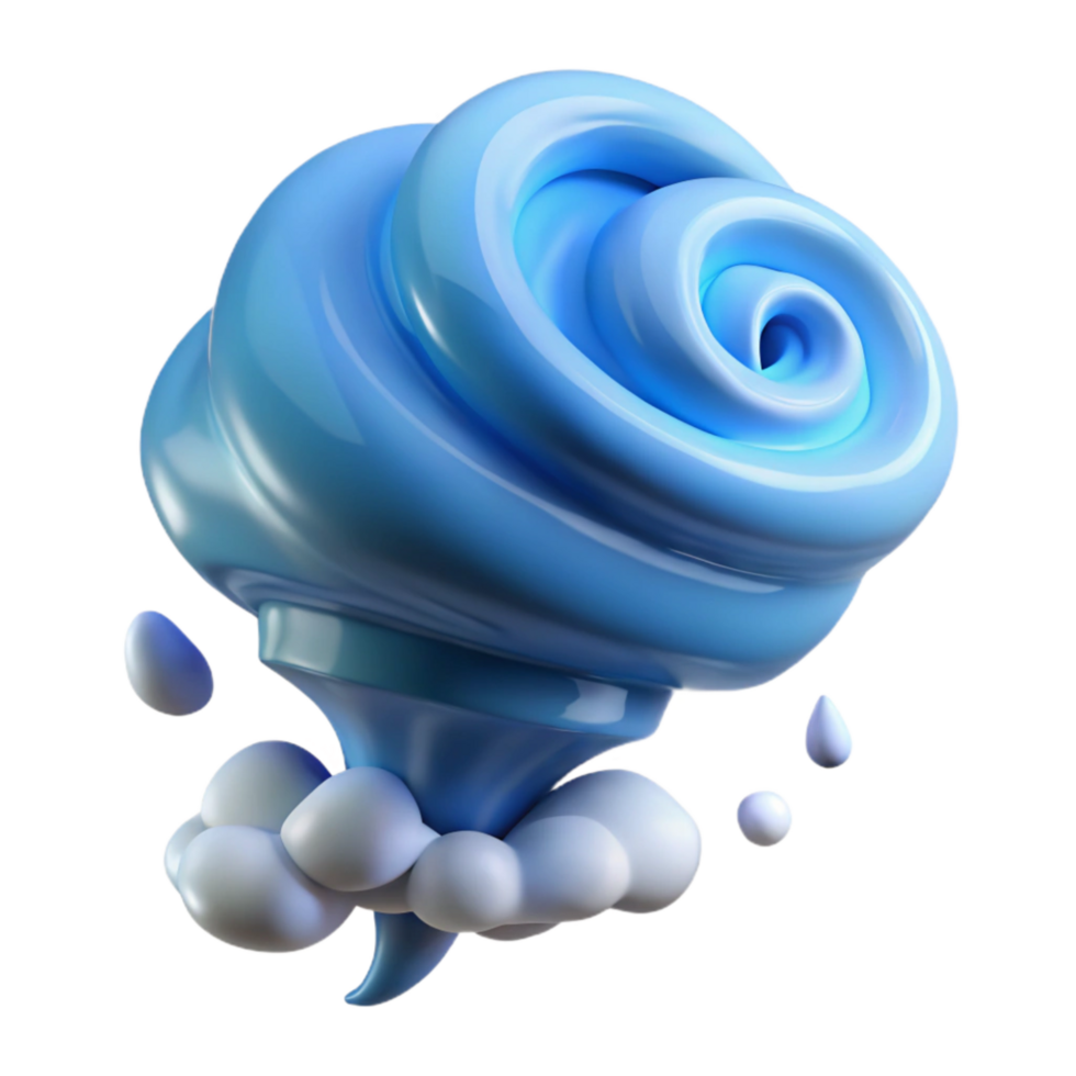 serene abstract Waterspout Ocean Spray White Transparent Background premium png