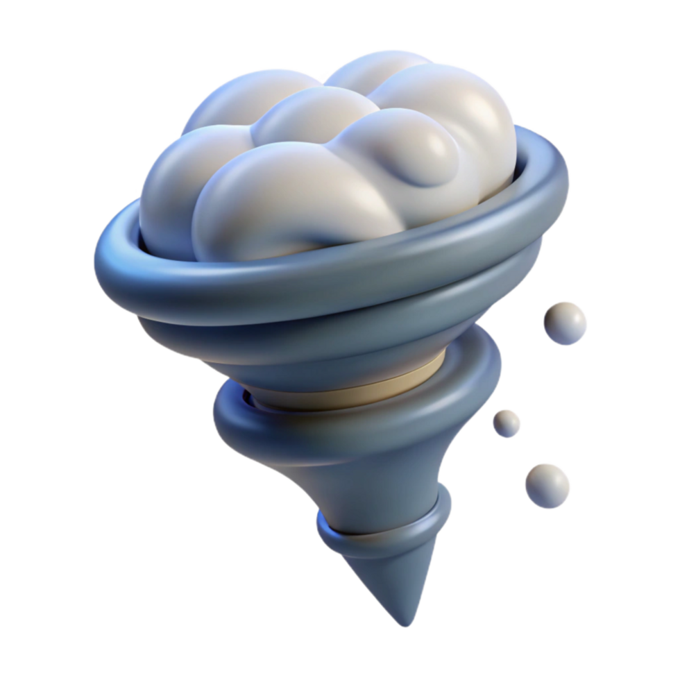 beautiful contemporary Waterspout Rotating Column of Water Over Sea Isolated original png